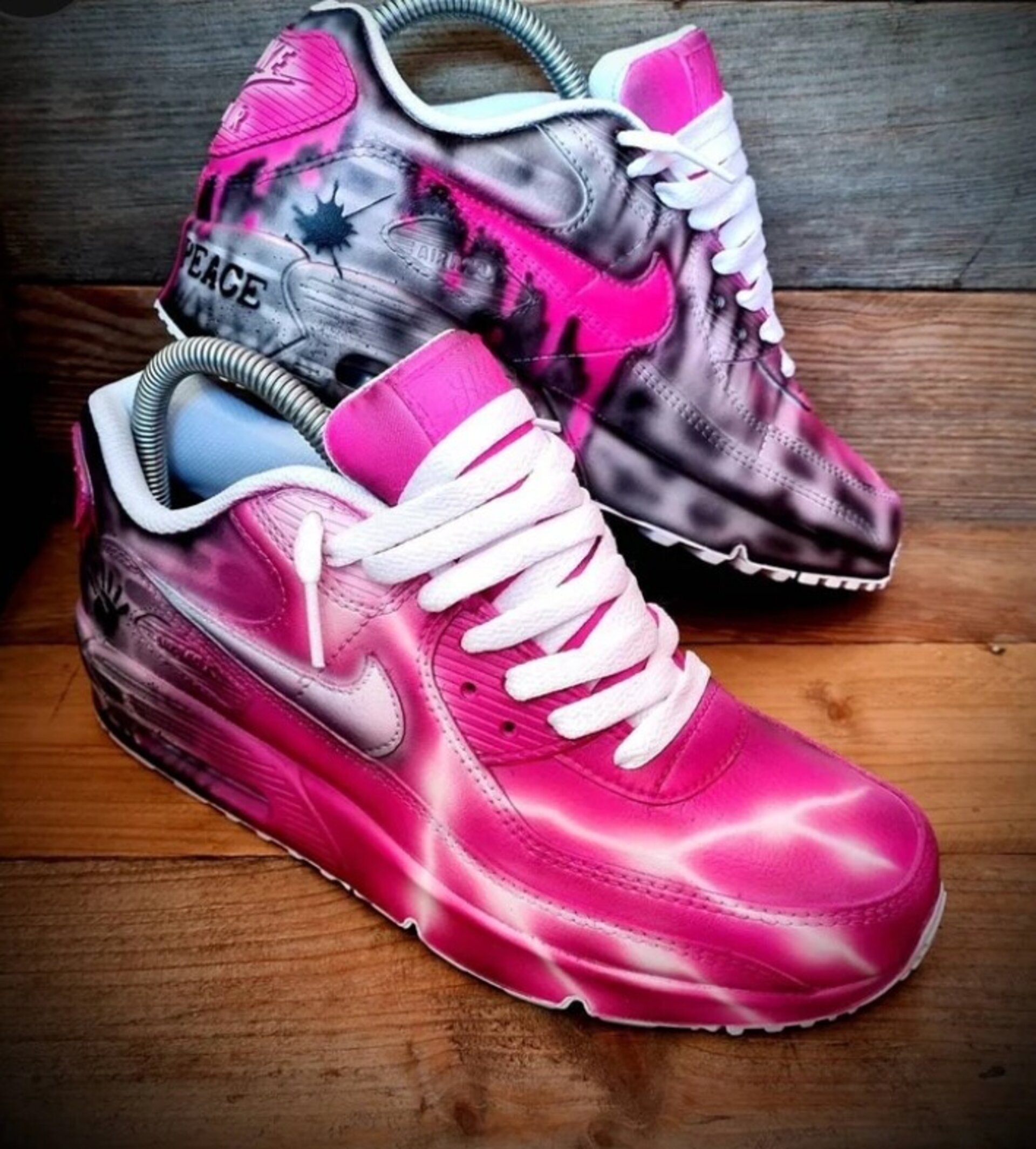 Air Max 90 Rosa Neón - 4